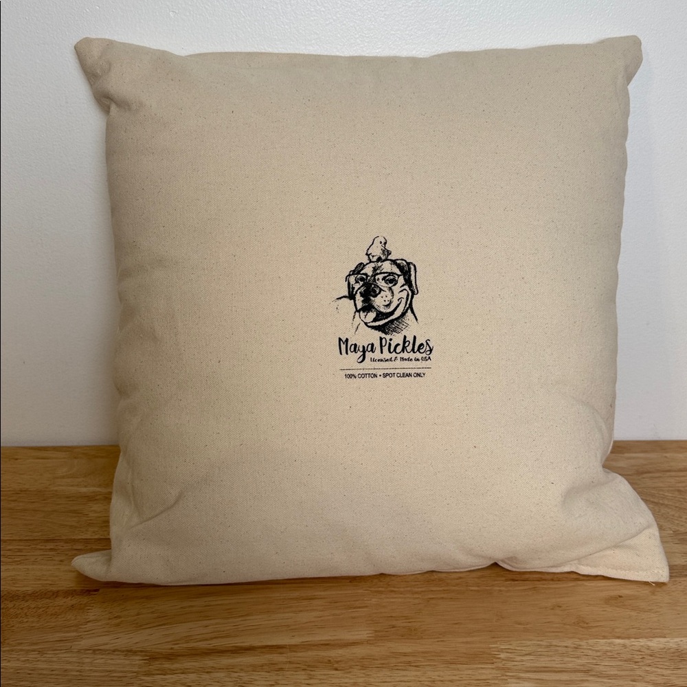 Patriotic golden retriever Print Throw Pillow - Picture 3 of 11